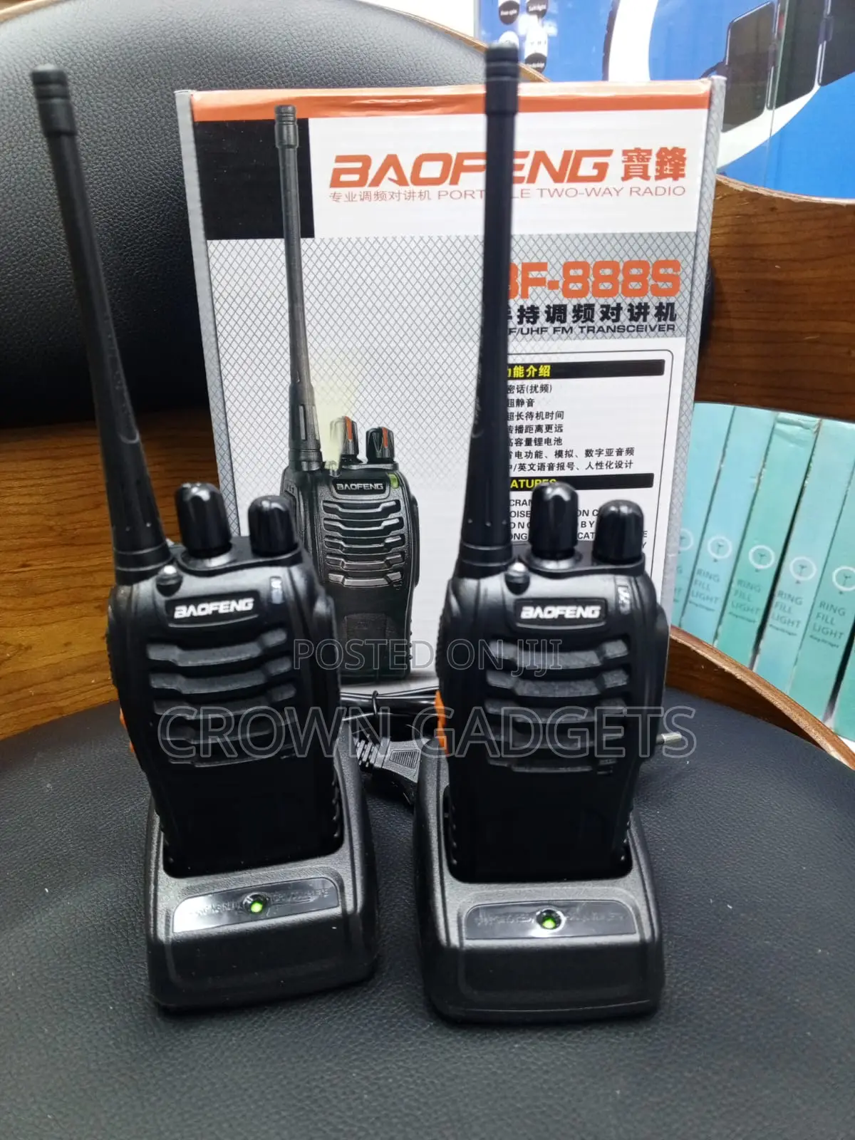 Baofeng Bf888s Walkie Talkie Pair Long Range Two Way Radio