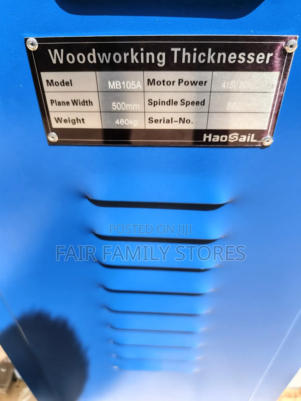Heavy Duty Woodworking Thicknesser
