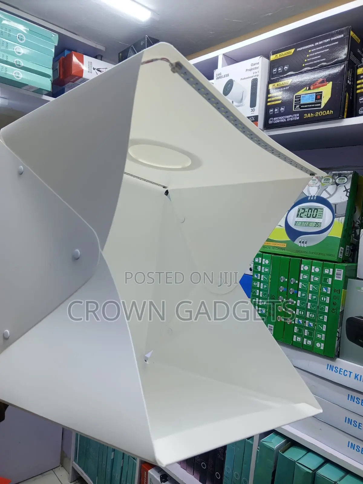 Portable 40x40 Photography Light Box With Backdrops