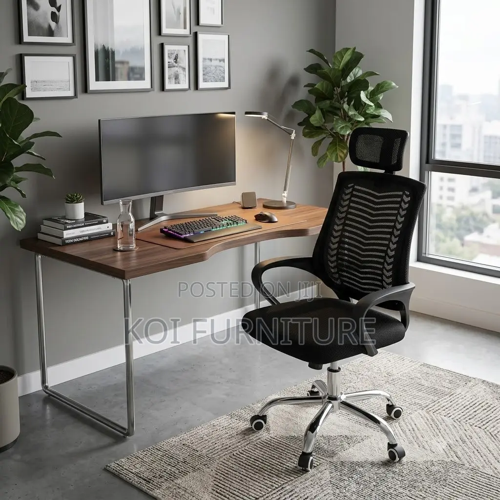 Office Chairs; Ergonomic Swivel Headrest Adjustable Office Chairs