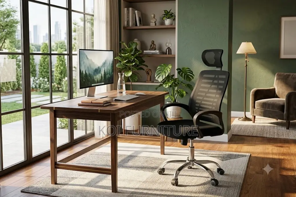 Office Chairs; Ergonomic Swivel Headrest Adjustable Office Chairs