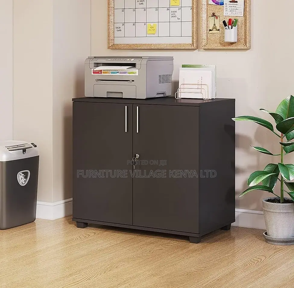 Durable 2-Door Credenza Cabinet