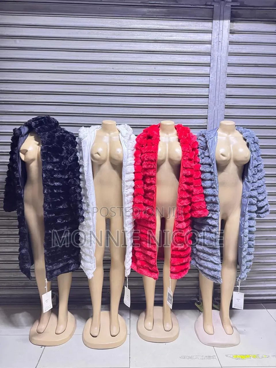 Ladies Winter Long Fleece Jacket/Fur Coats