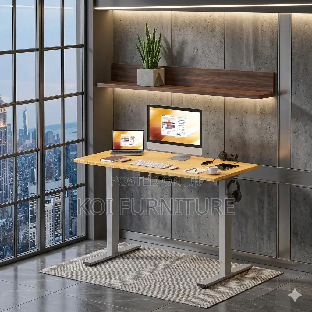 Office Desk; 1200mm Ergonomic Adjustable Style Computer Table