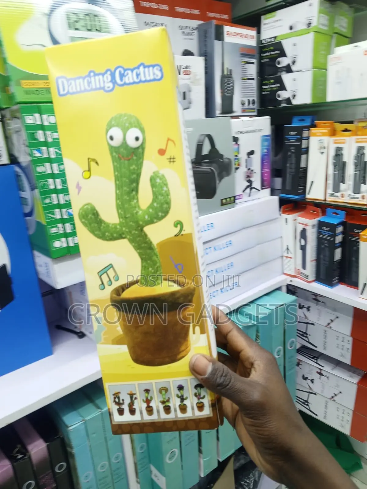 Musical Dancing Cactus Toy With Sound Recording and Dance