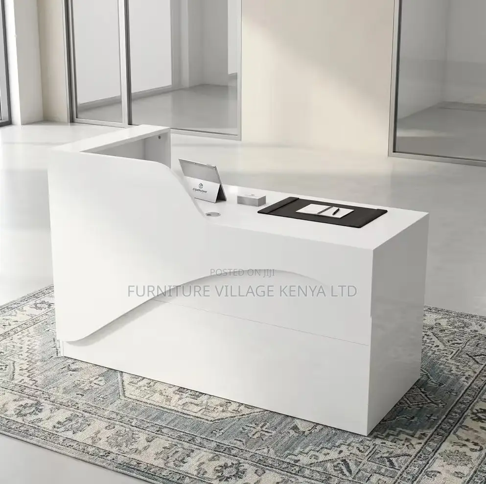 White Executive Office Waiting Desk