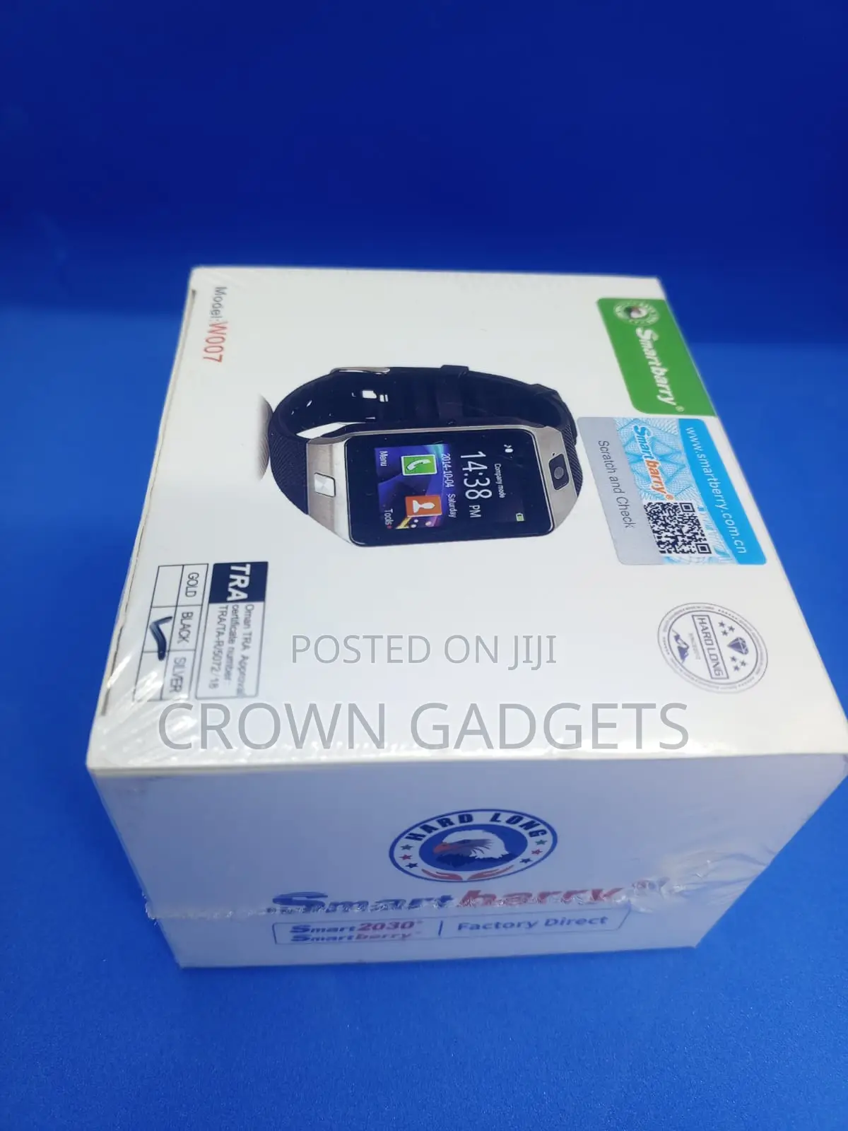 Smartberry W007 Bluetooth Smartwatch With Sim Support