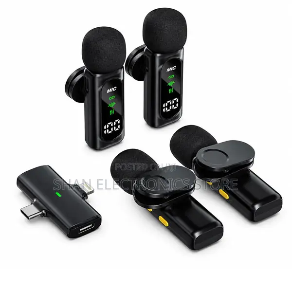 Lavalier T90 Dual 2 in 1 Portable Wireless Microphone