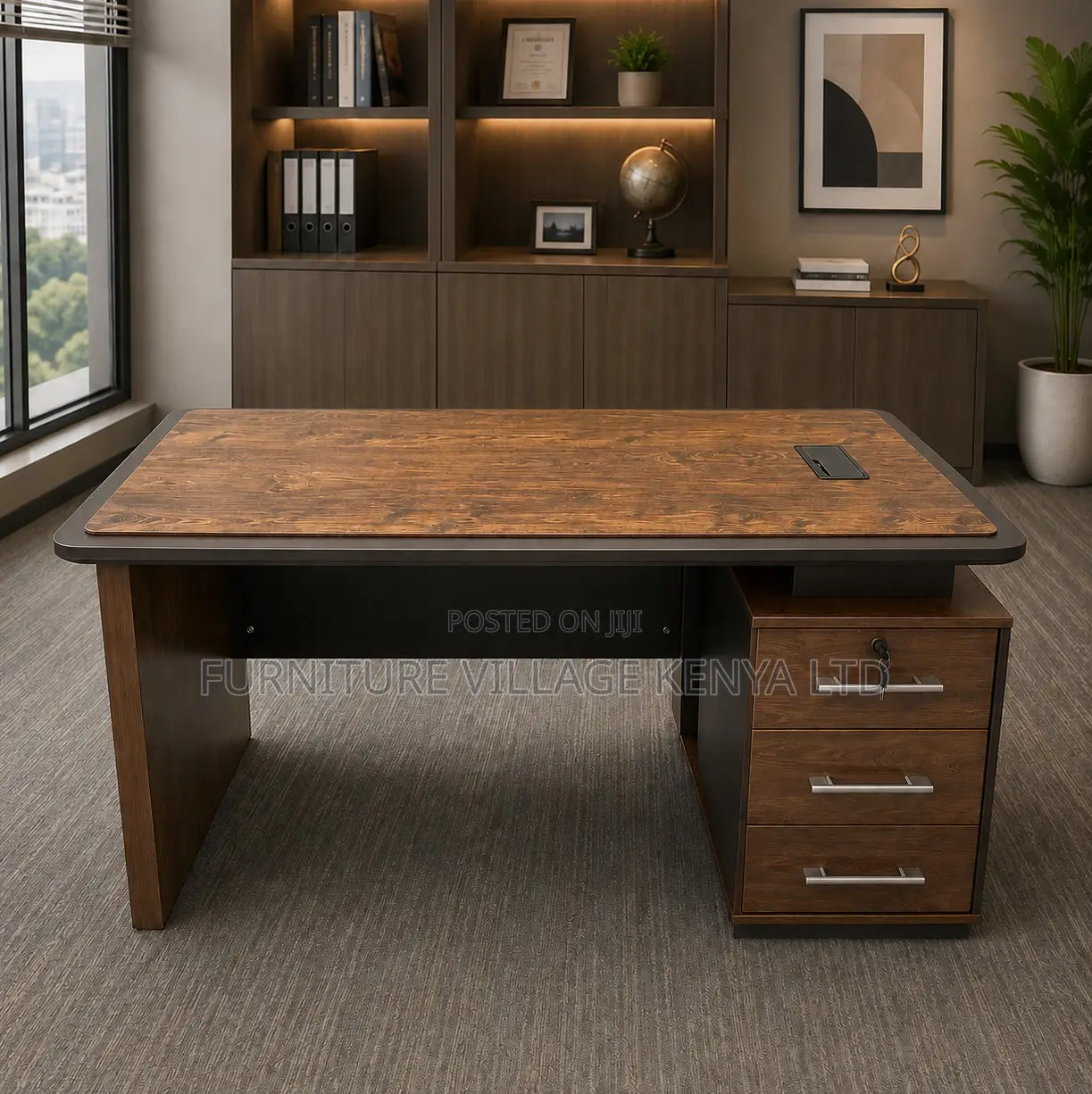 1400mm Golden-Like Office Desk