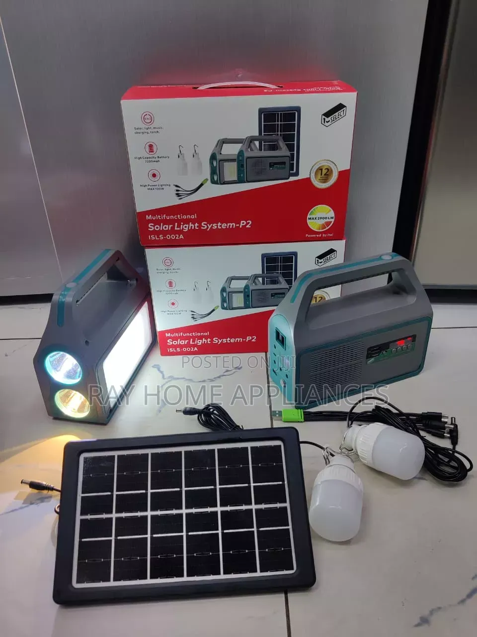 Itel Solar Light 2bulbs Isls 002a