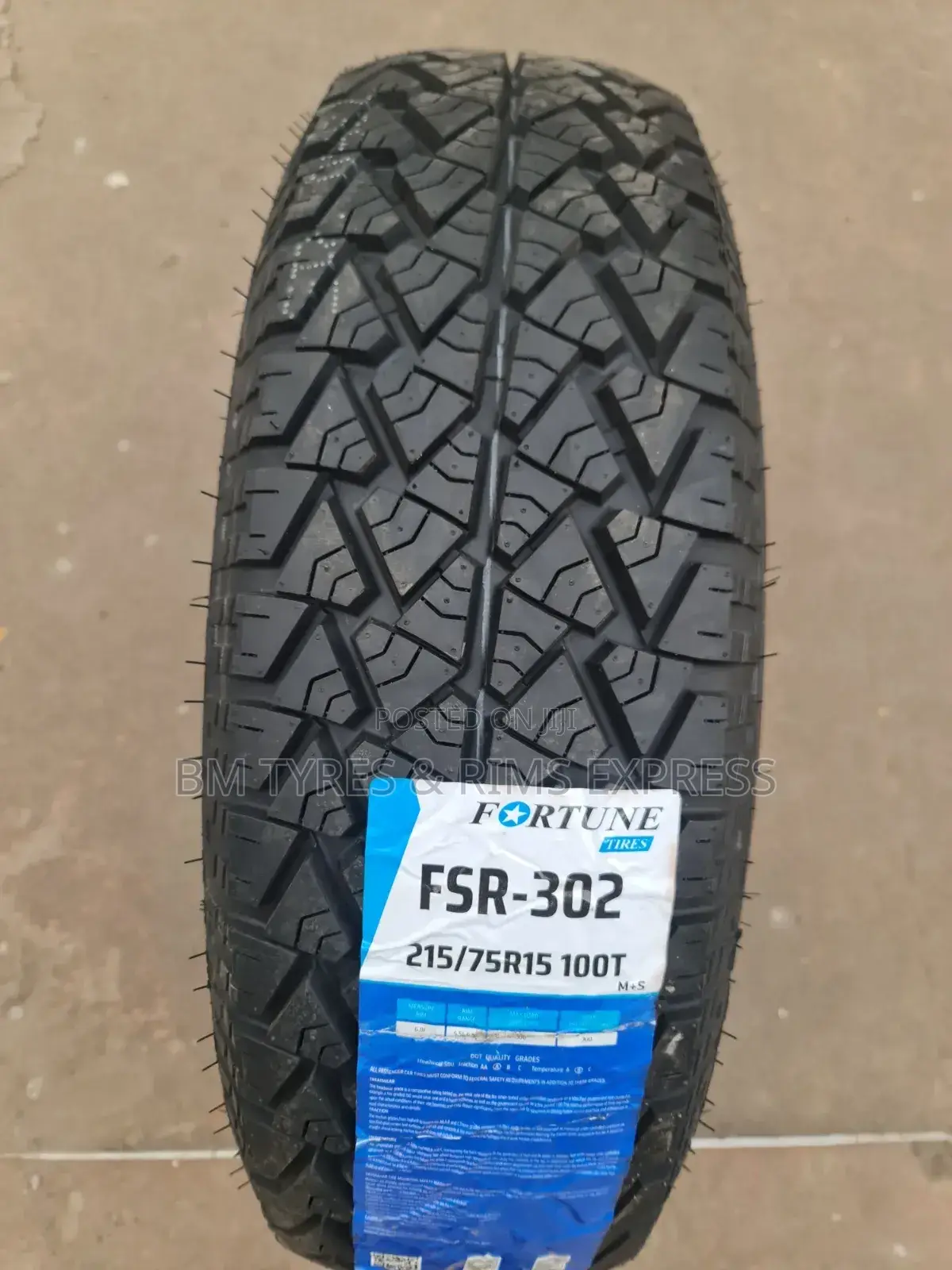 215 /75 R15 Fortune Tires (All Terrein)