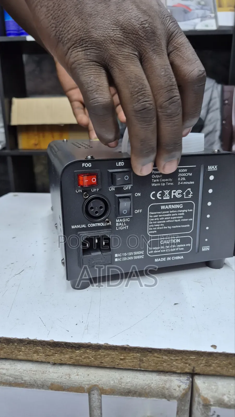 Handheld Smoke Machine With Lights