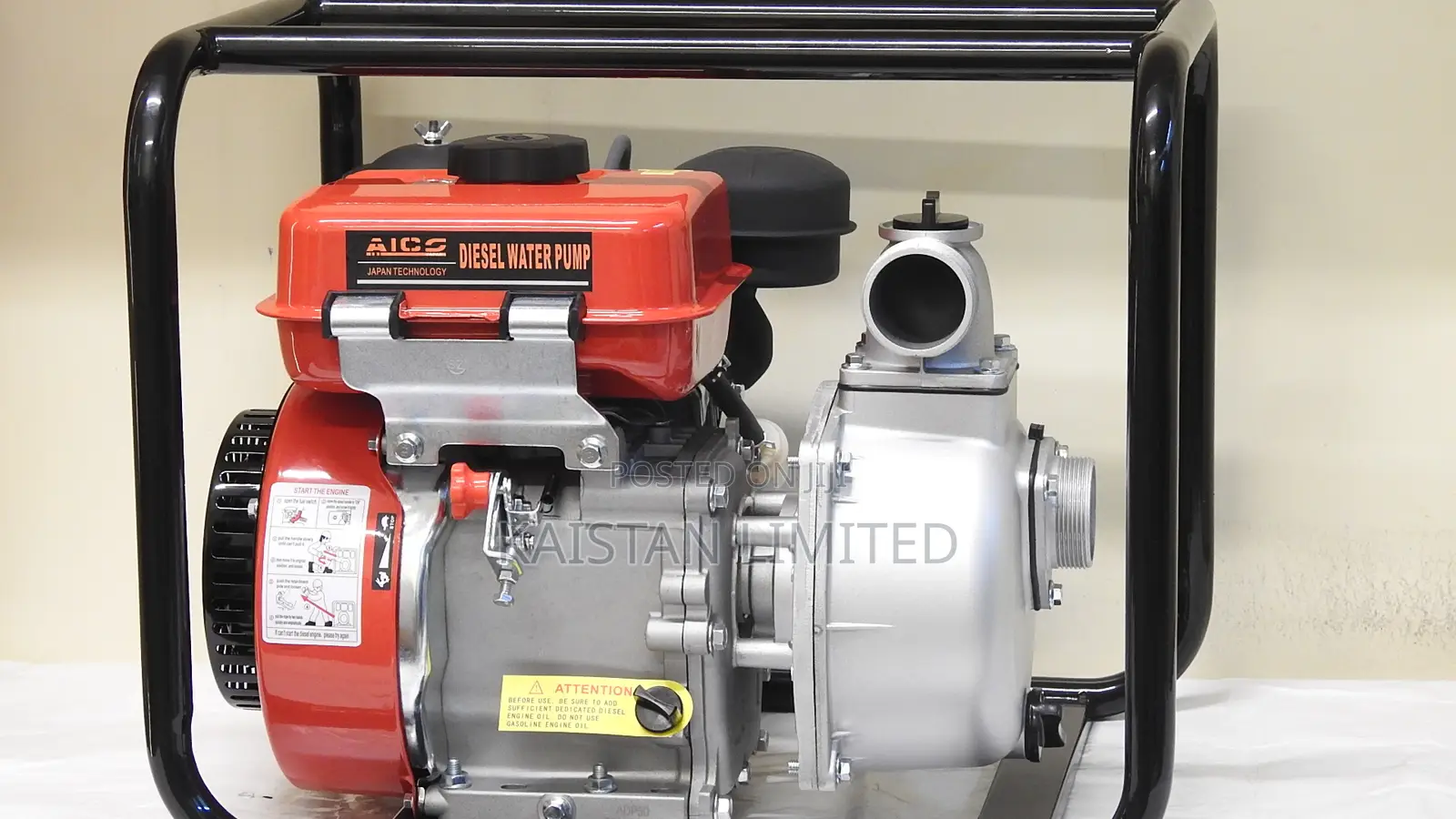 Aico 2-Inch Diesel Water Transfer Pump/Ideal for Farming