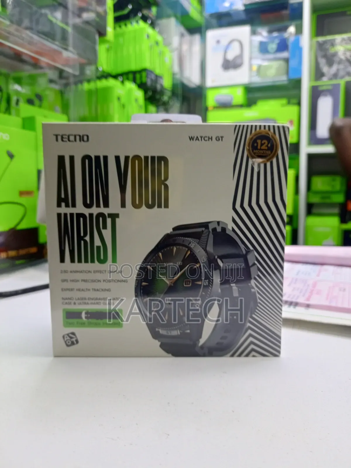 Tecno Watch Gt GPS Smart Watch With Advanced Fitness Tracking