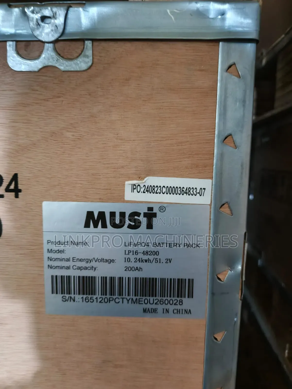 10kwh 51.2 Must Lithium Battery