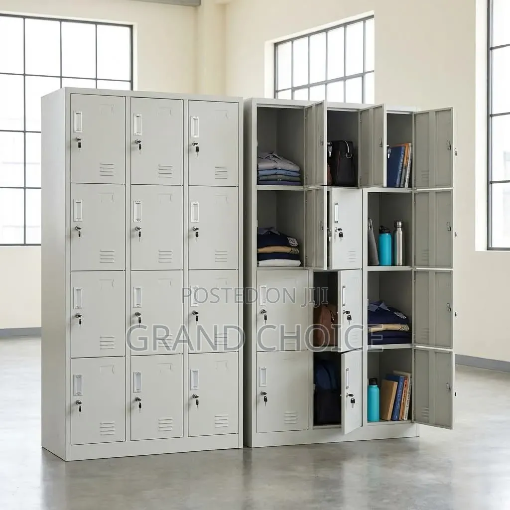 Metallic 12door Office Cabinet