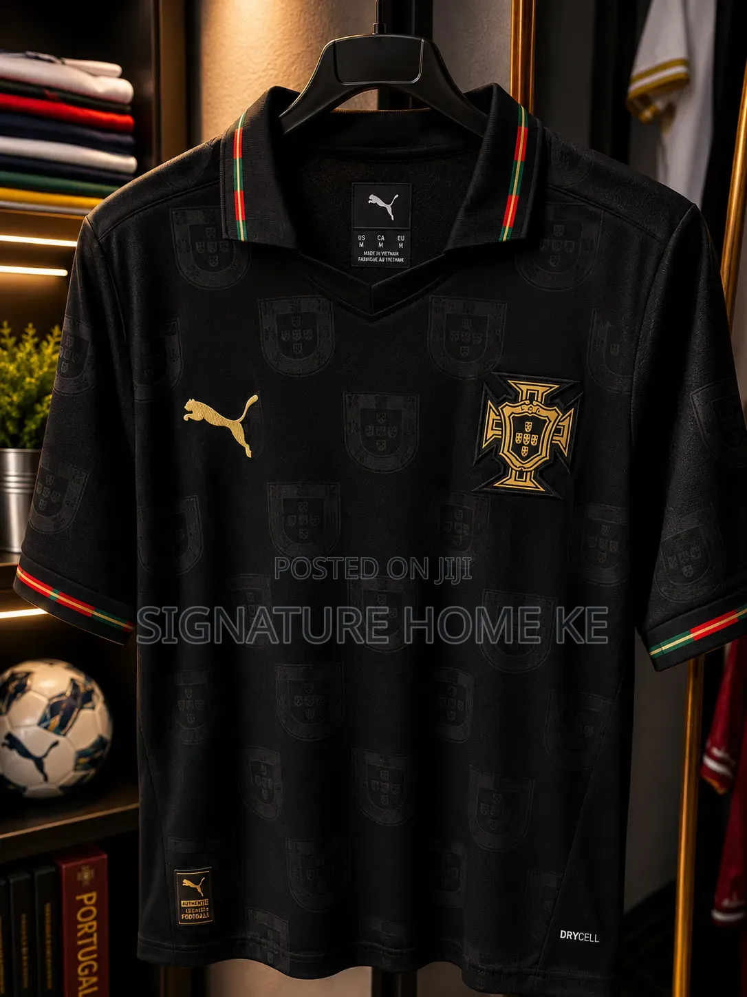 Portugal World Cup Jersey - Black