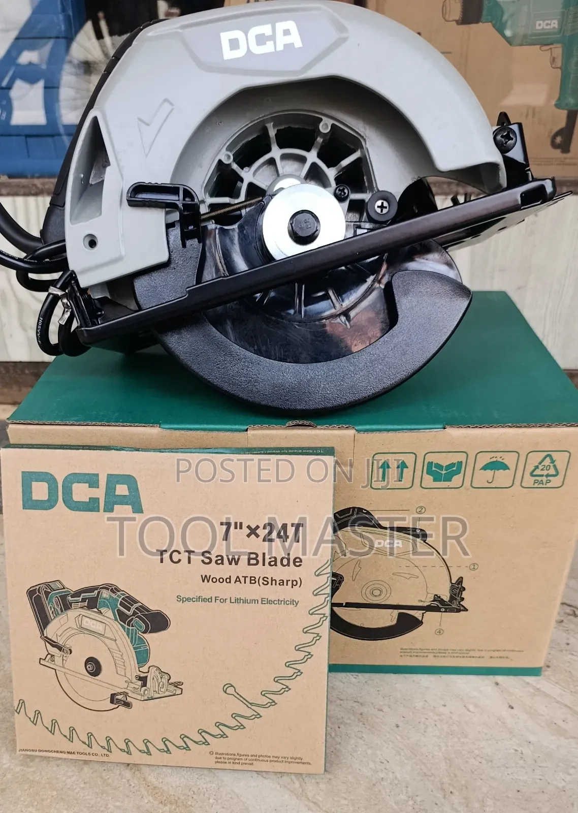 7" Dca Electric Circular Saw/1400watts Dca Circular Saw