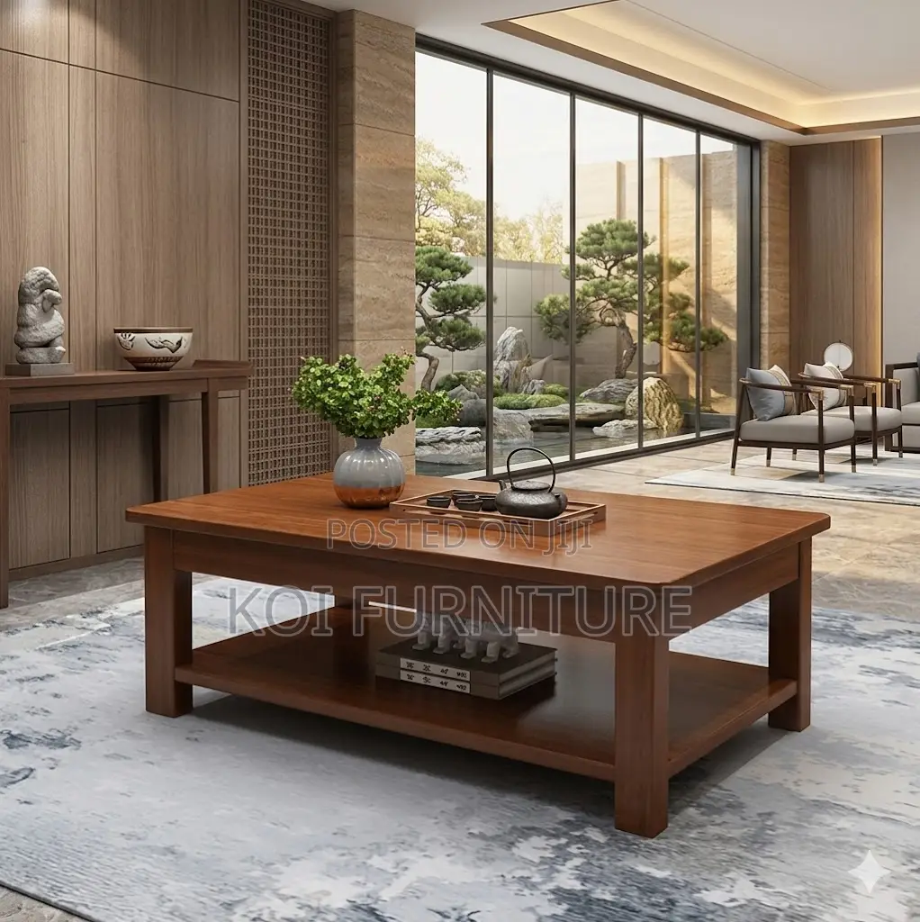 Coffee Table; Mahogany Executive Louisene Coffee Table
