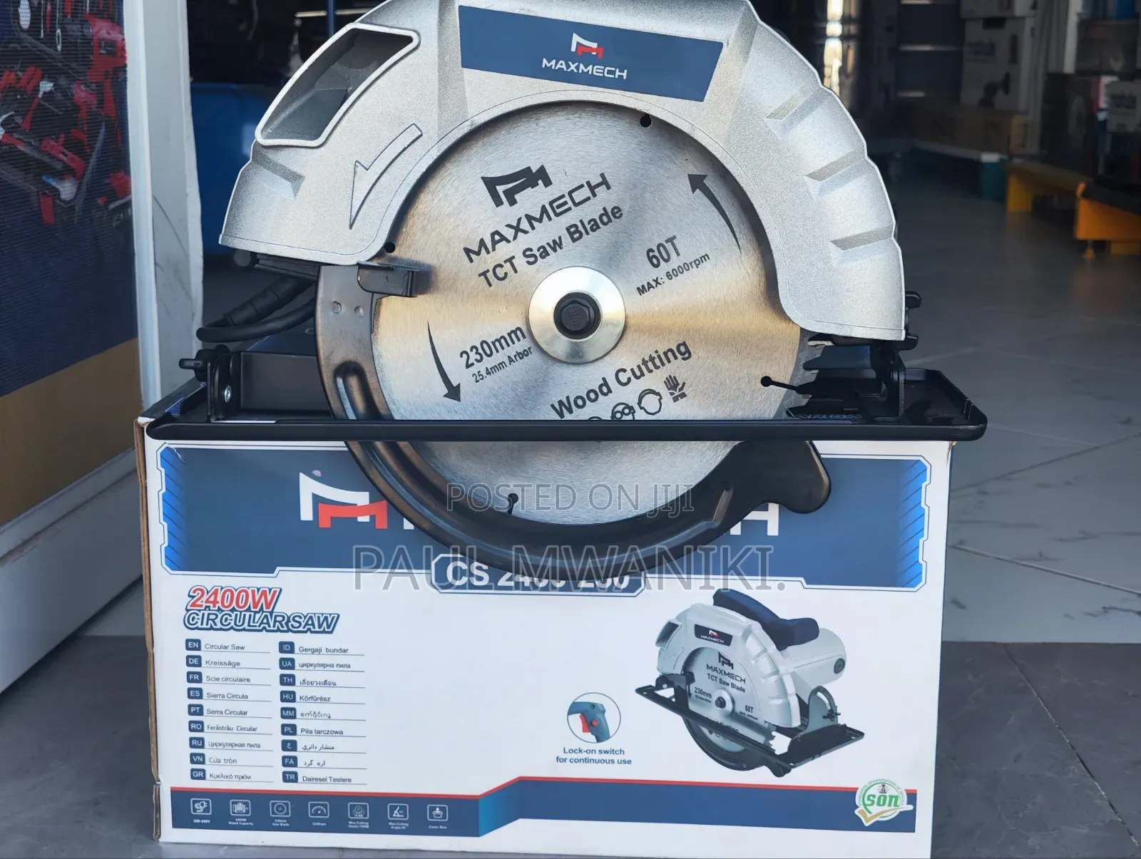 Maxmech Cs 2400-230 Circular Saw / Timber Cutting Machine