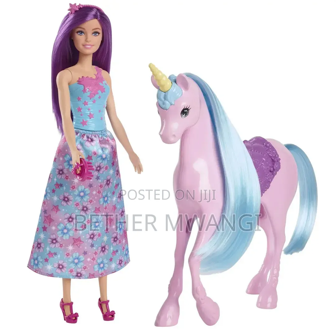 Barbie Doll and Unicorn