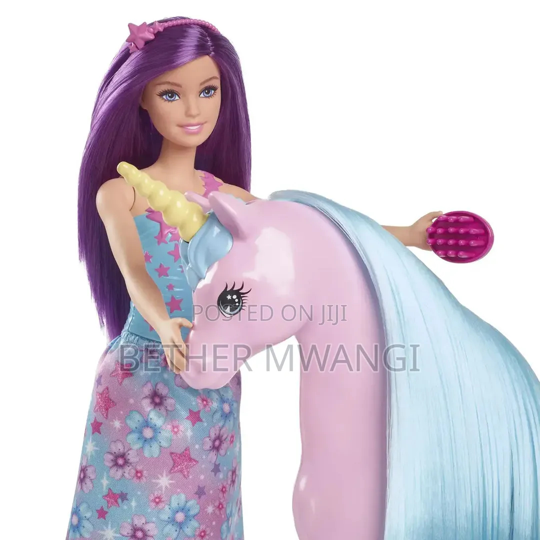 Barbie Doll and Unicorn