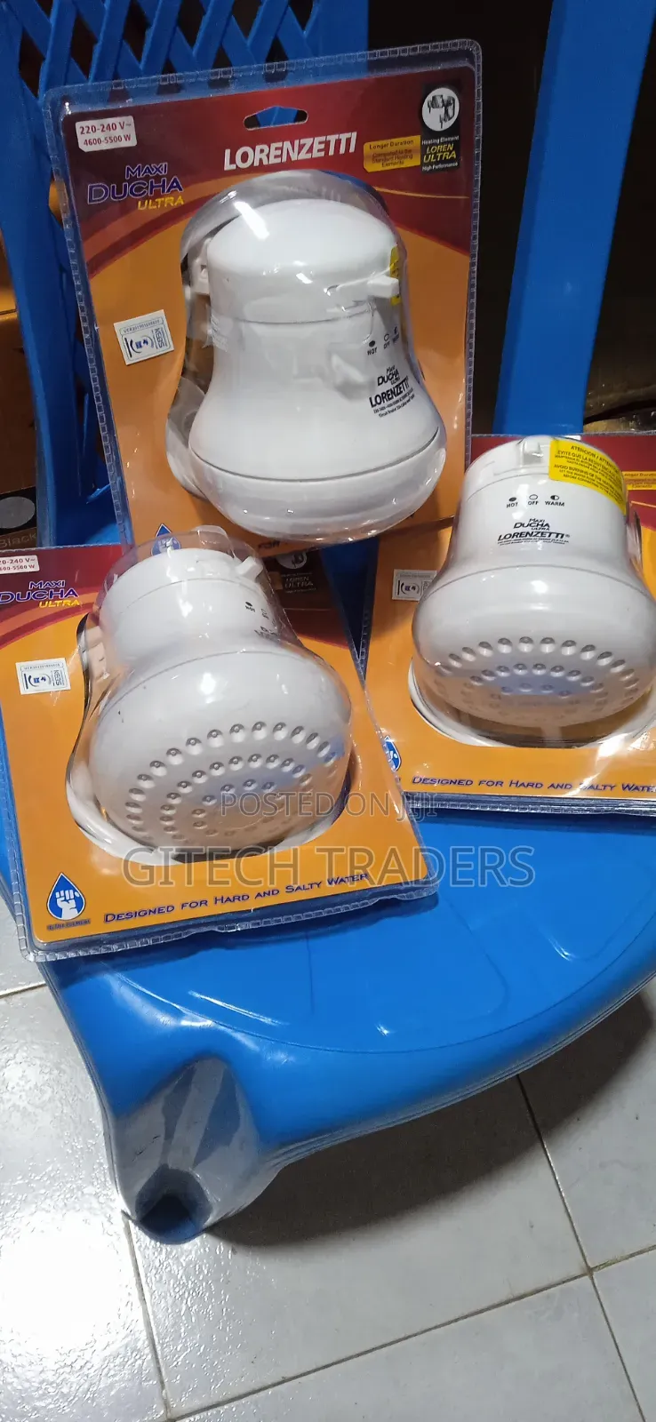 Lorenzetti Showerhead Maxi Ducha Ultra Instant Shower