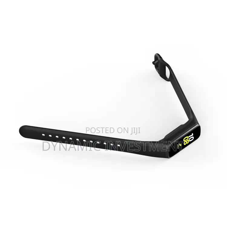 Samsung Galaxy Fit 2 Silicone Watch Band Strap (Black)