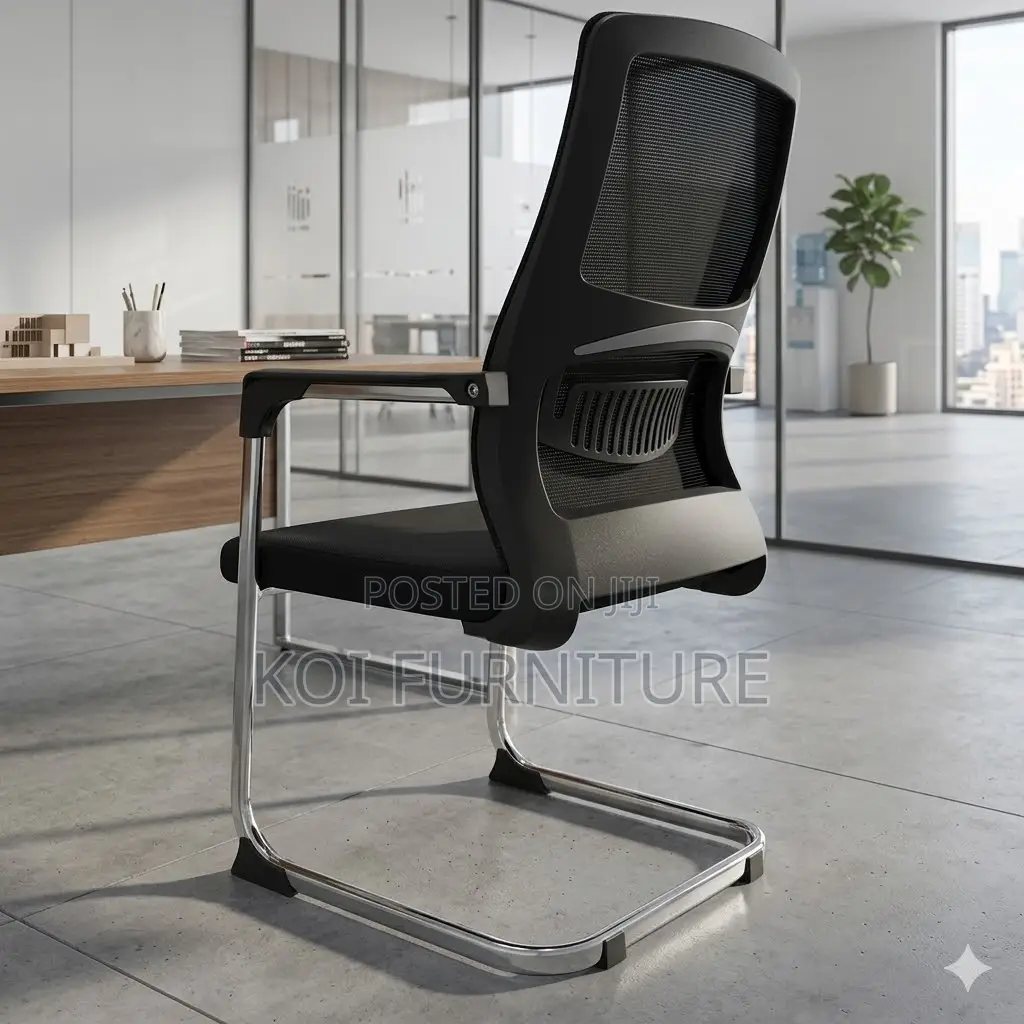 Office Chairs; High Backrest Visitors Chair With Breathable Mesh