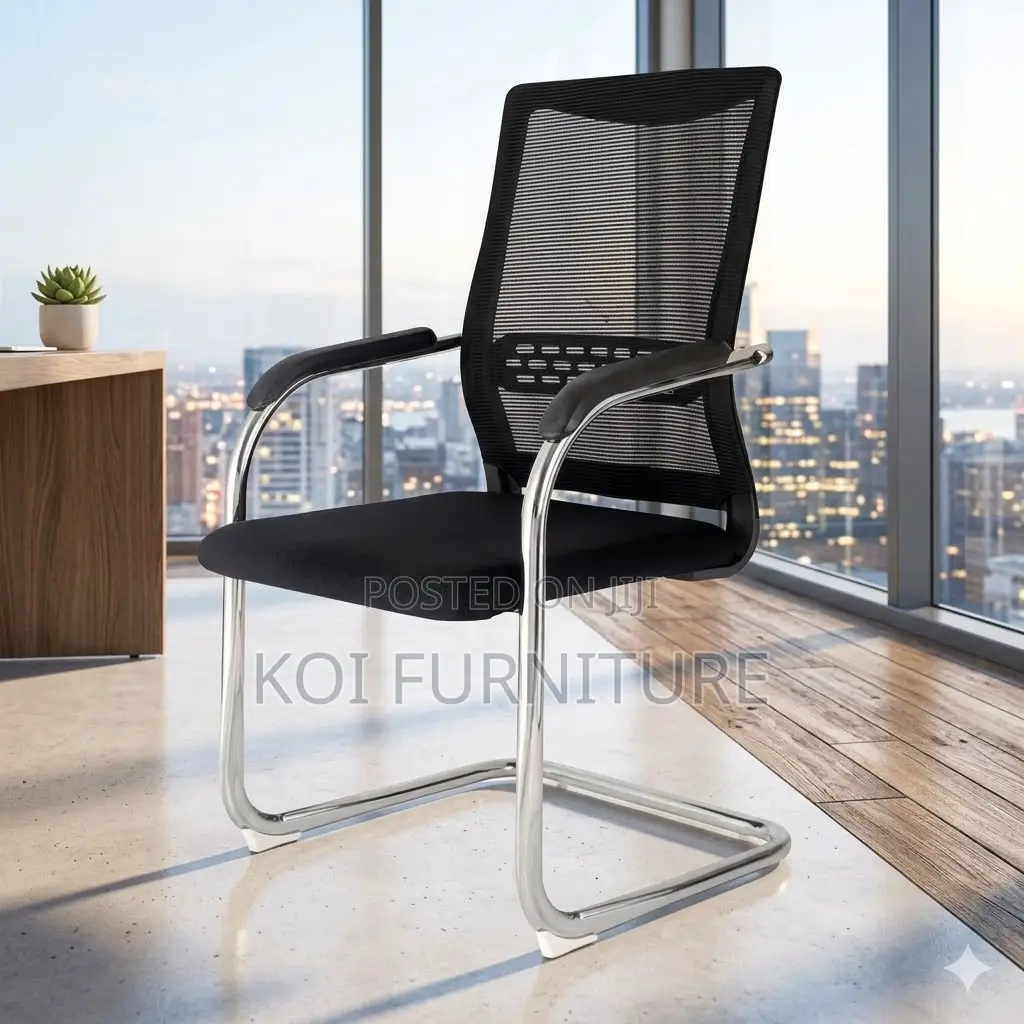 Office Chairs; High Backrest Visitors Chair With Breathable Mesh