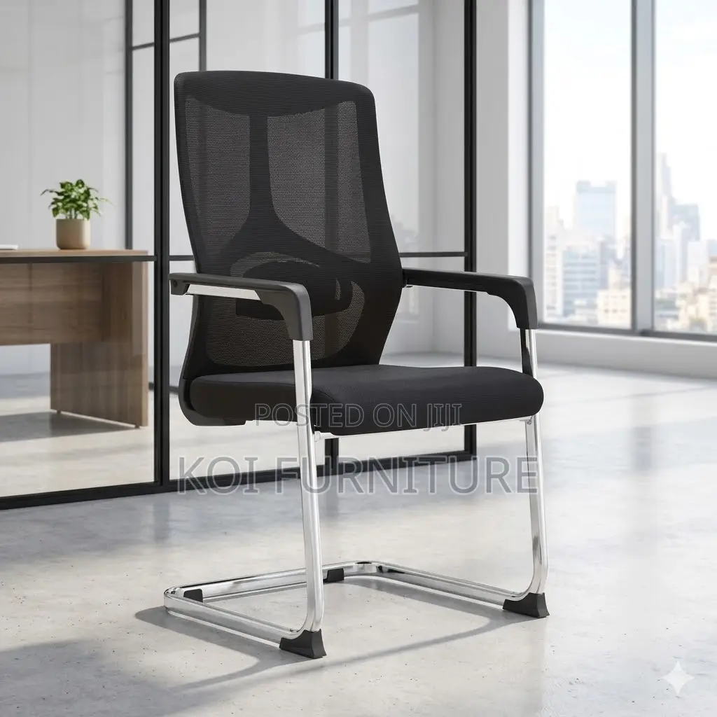 Office Chairs; High Backrest Visitors Chair With Breathable Mesh
