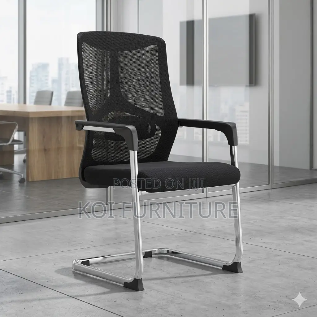 Office Chairs; High Backrest Visitors Chair With Breathable Mesh