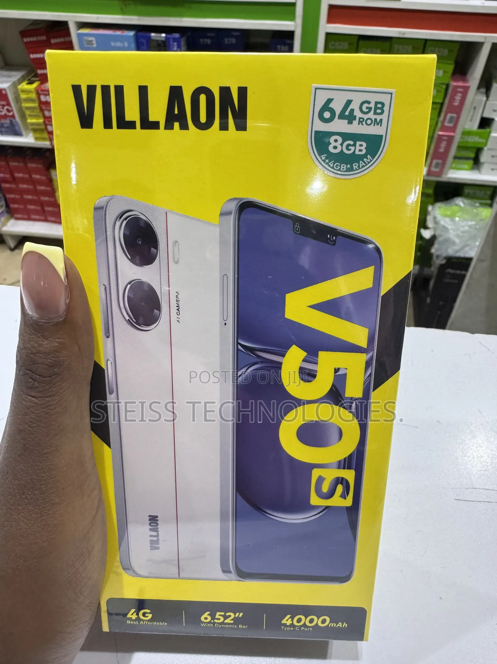 New Villaon V50s 64 GB Black