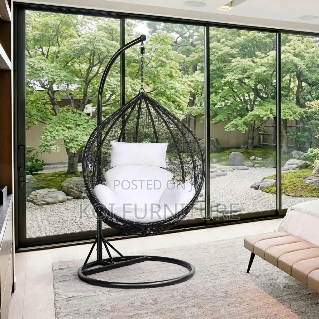 Home Chairs; Hanging Gardens Rattan Hammock Chairs