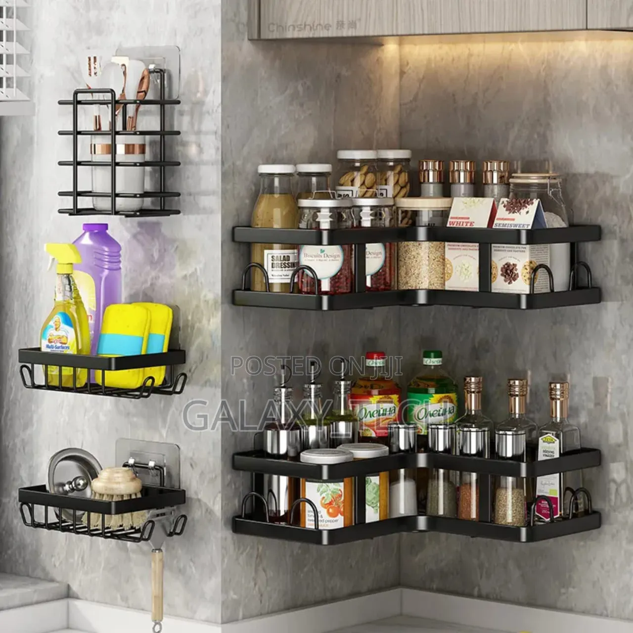 5pcs Set Triangular Bathroom Organizers