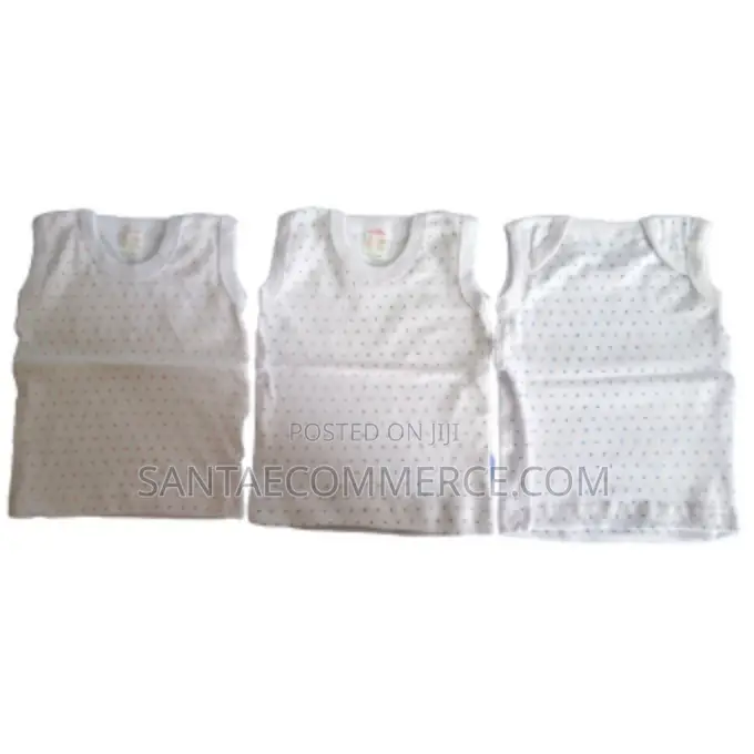 6pcs Generic Unisex New Born Vests