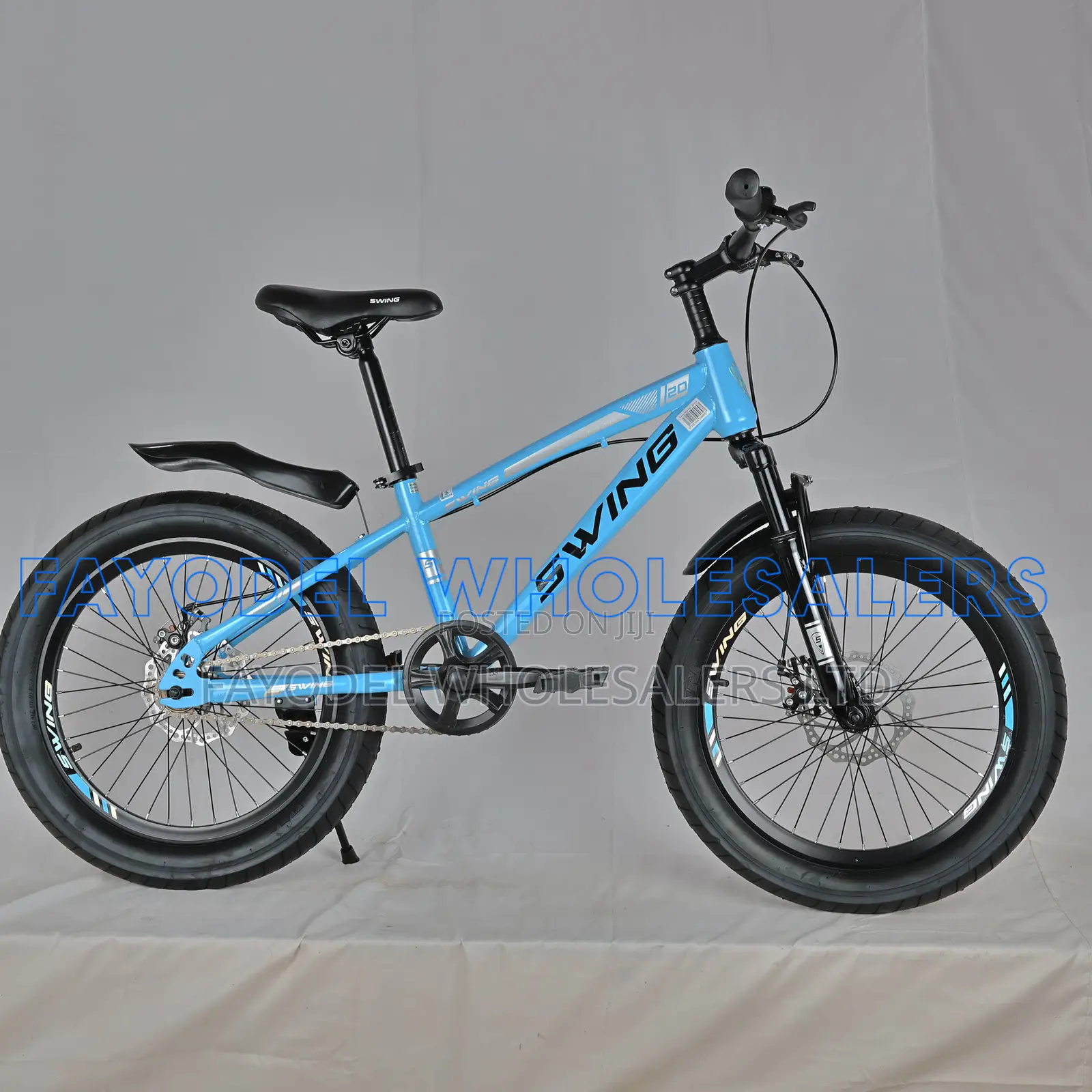 Swing 20 Inch Fat Tire Bicycle – Sky Blue Bmx Style Bike
