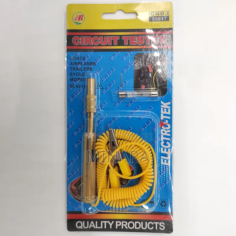 Car Circuit Tester , Auto Electrical Voltage Tester With Light 6-24v