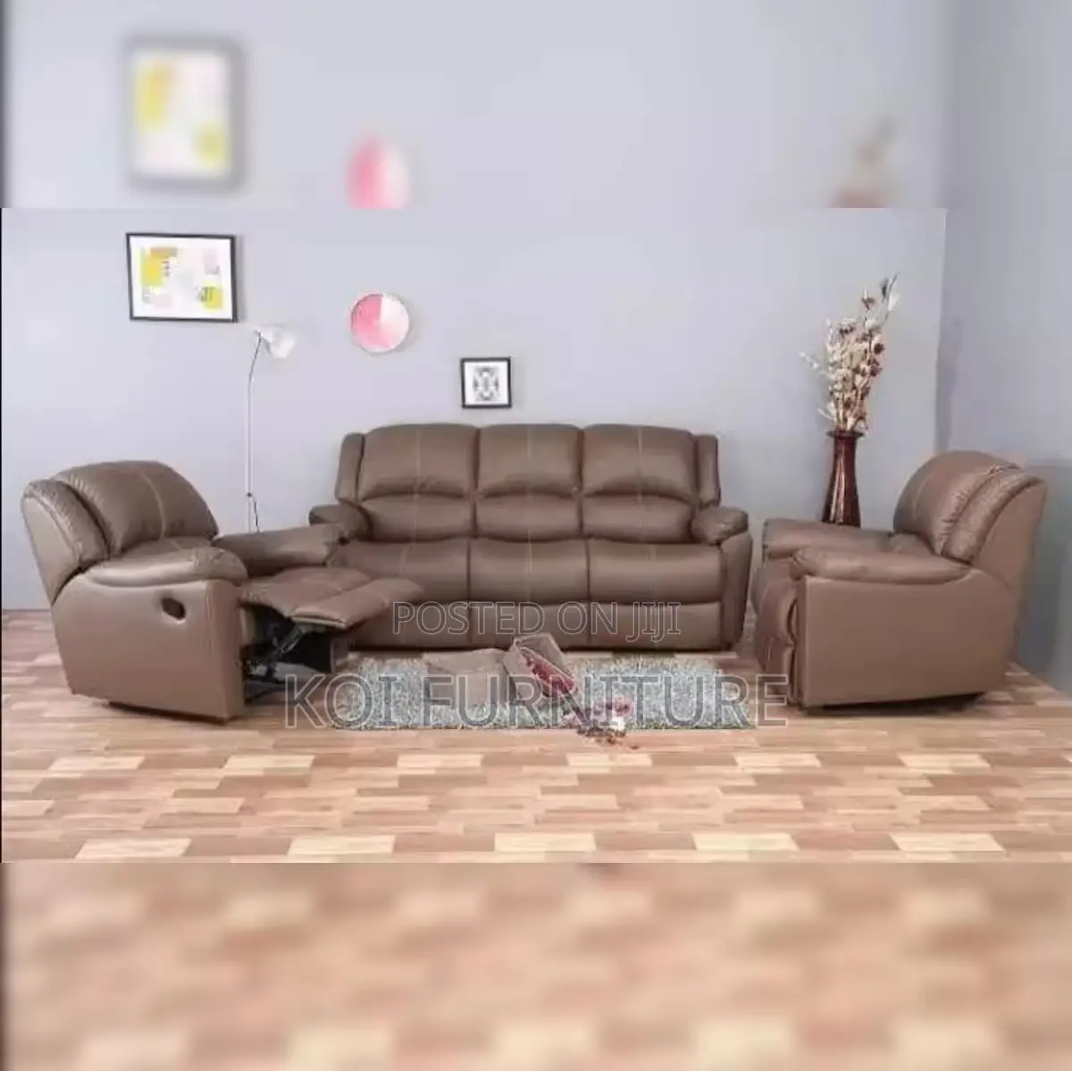 Reclining Six Seaters Home Living Room Sofa Set