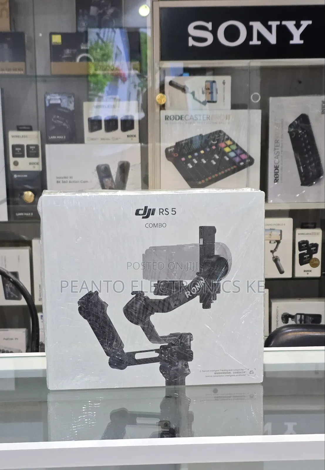 Dji Rs 5 Gimbal Combo Kit With Ai Tracking Module Briefcase Handle