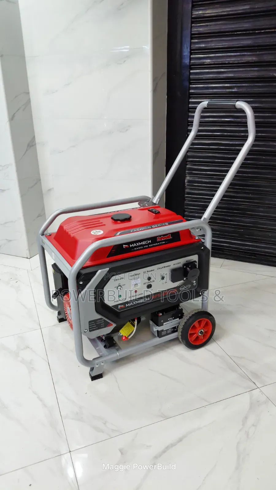 Maxmech RFS-6500e 7kva Keystart Petrol Generator