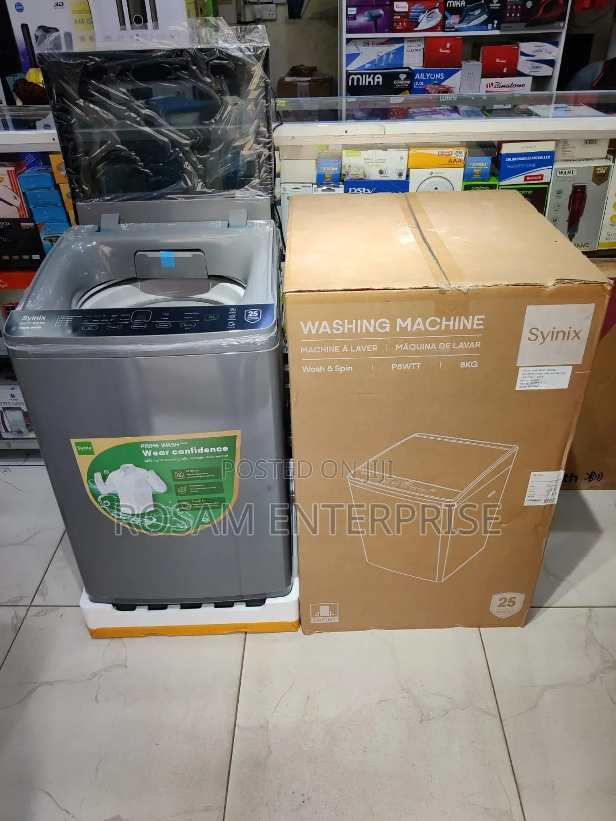 Syinix Washing Machine 8kg Top Load Full Automatic