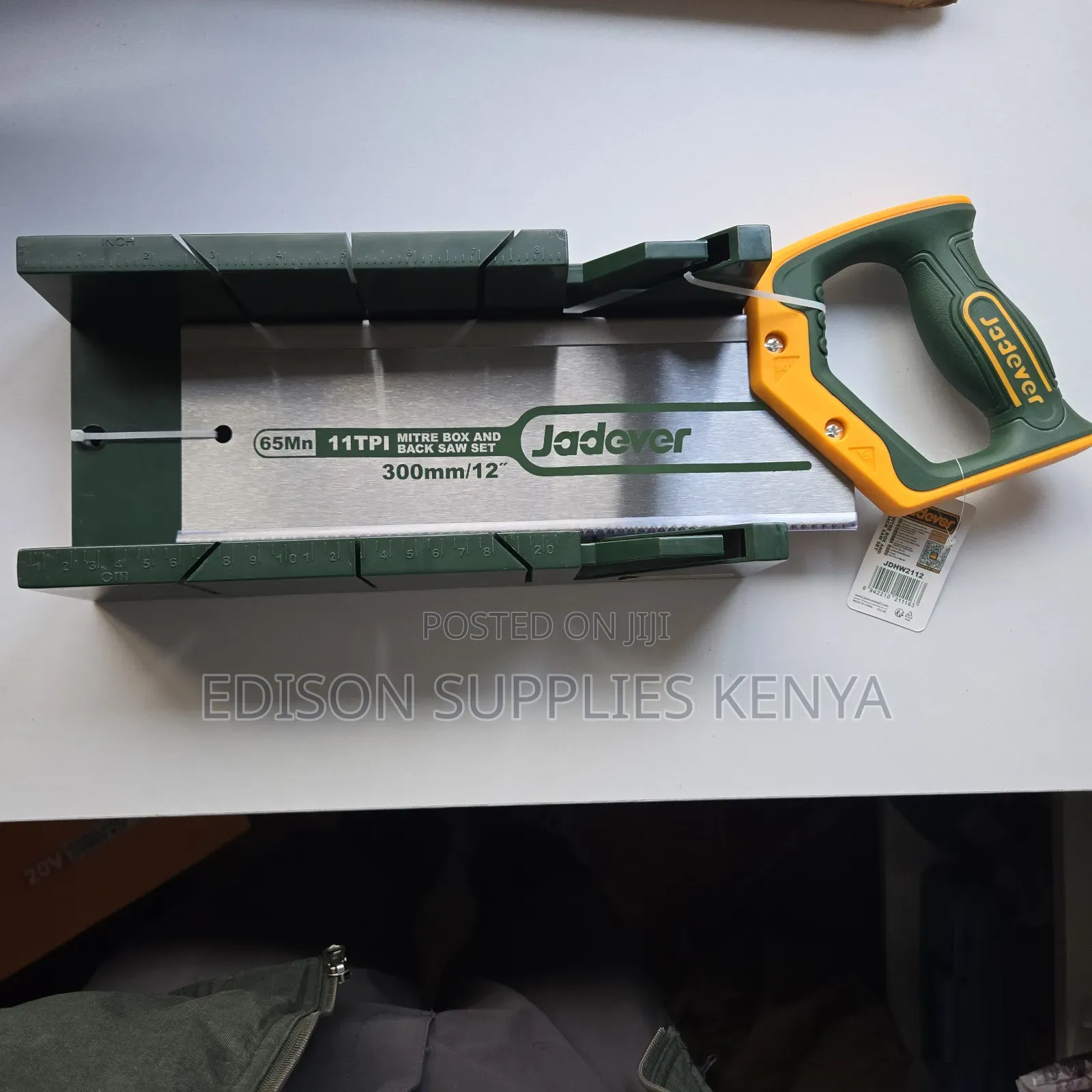 Mitre Box With Back Saw Set Jadever 12" Wood Hand Saw 300mm
