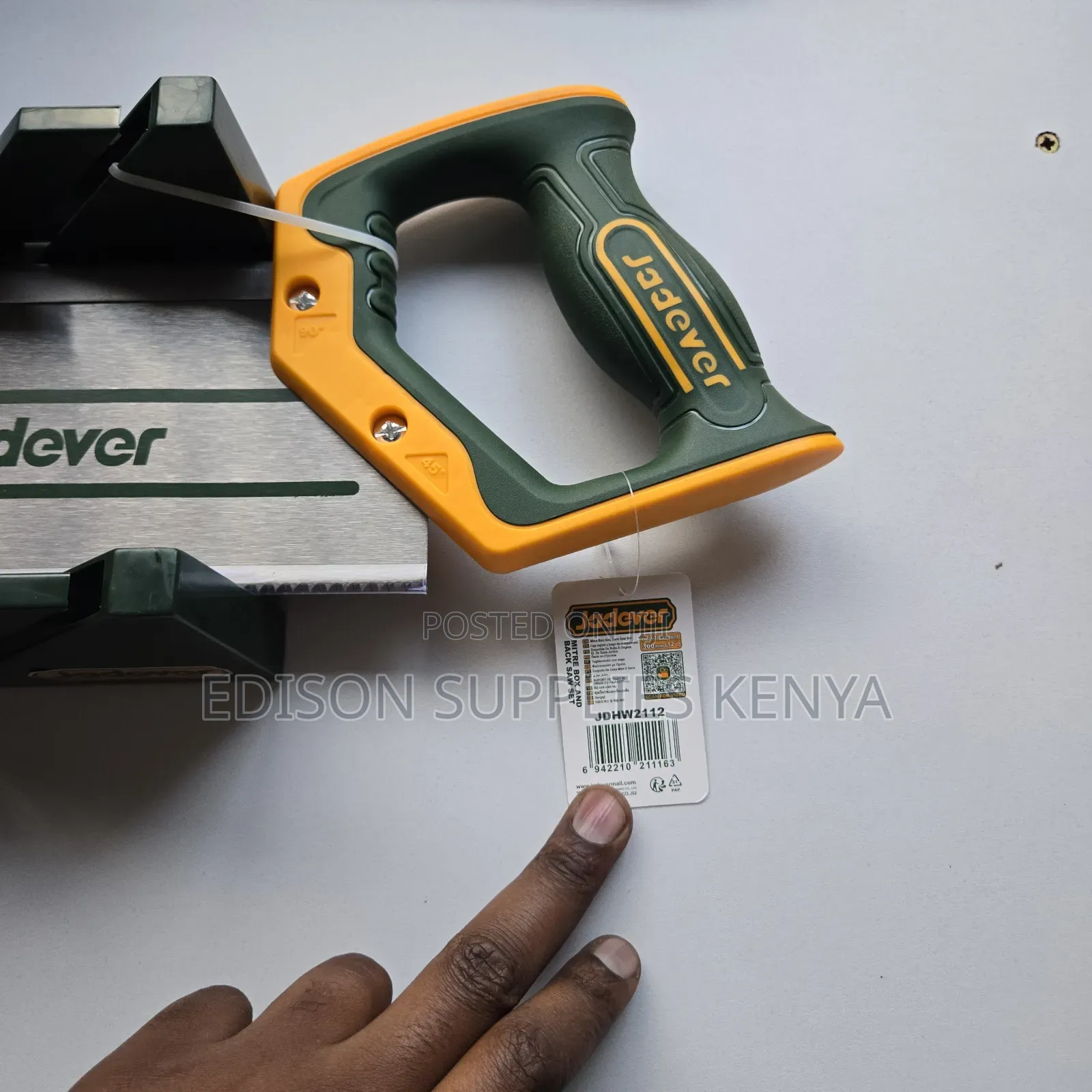 Mitre Box With Back Saw Set Jadever 12" Wood Hand Saw 300mm