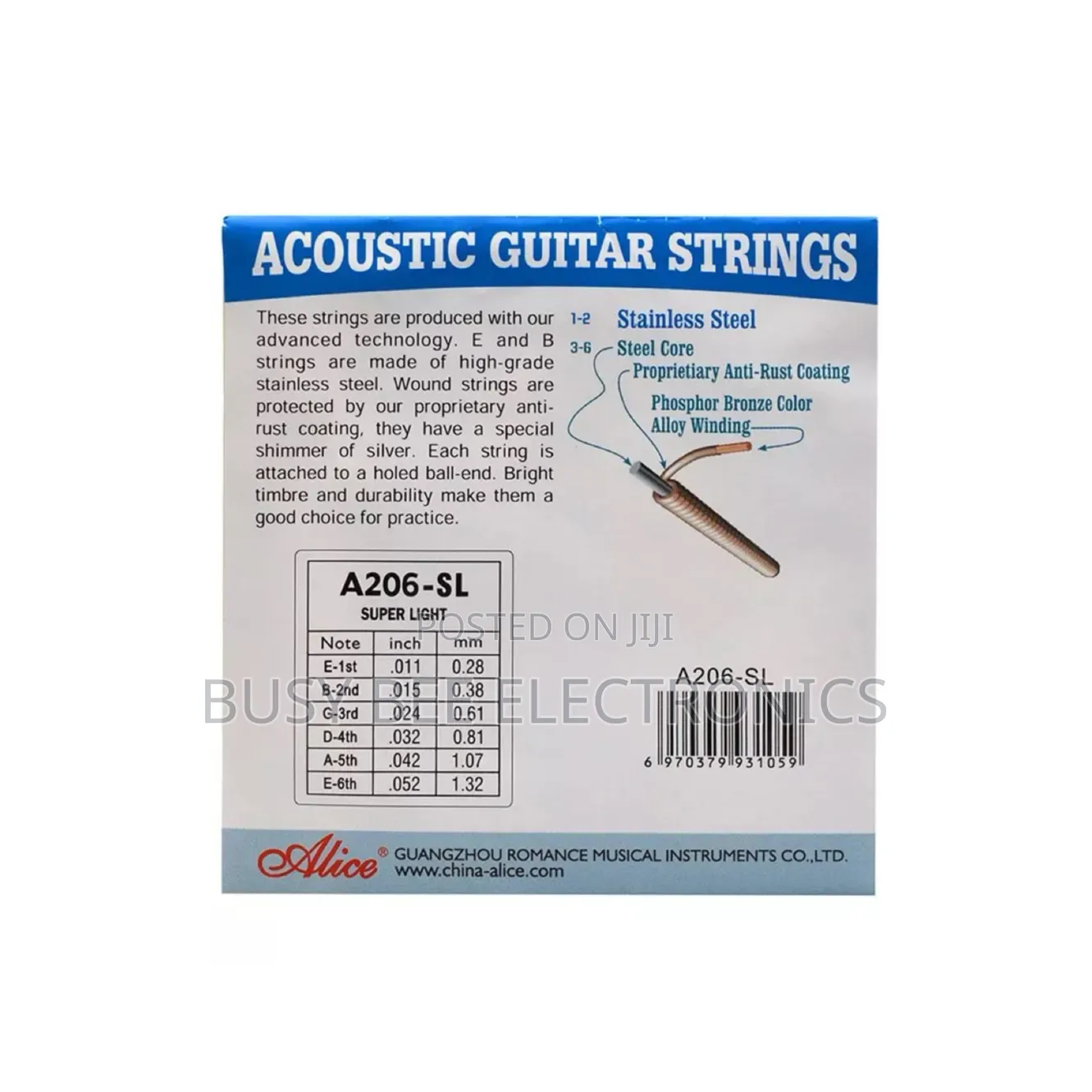 Alice A206-sl 11-52 Acoustic Guitar Strings