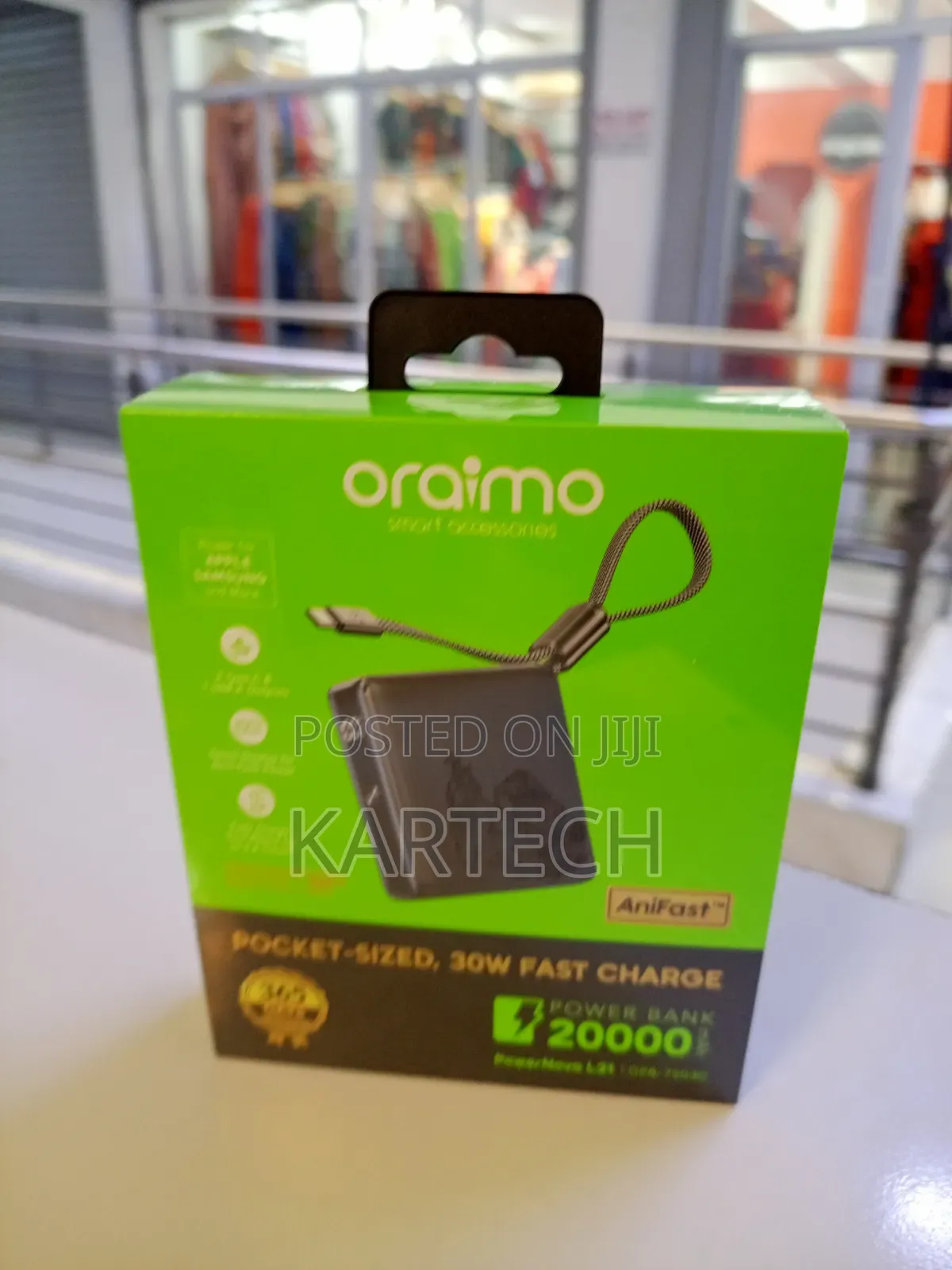 Oraimo Powernova L21 Pocket-Sized 20000mah Power Bank