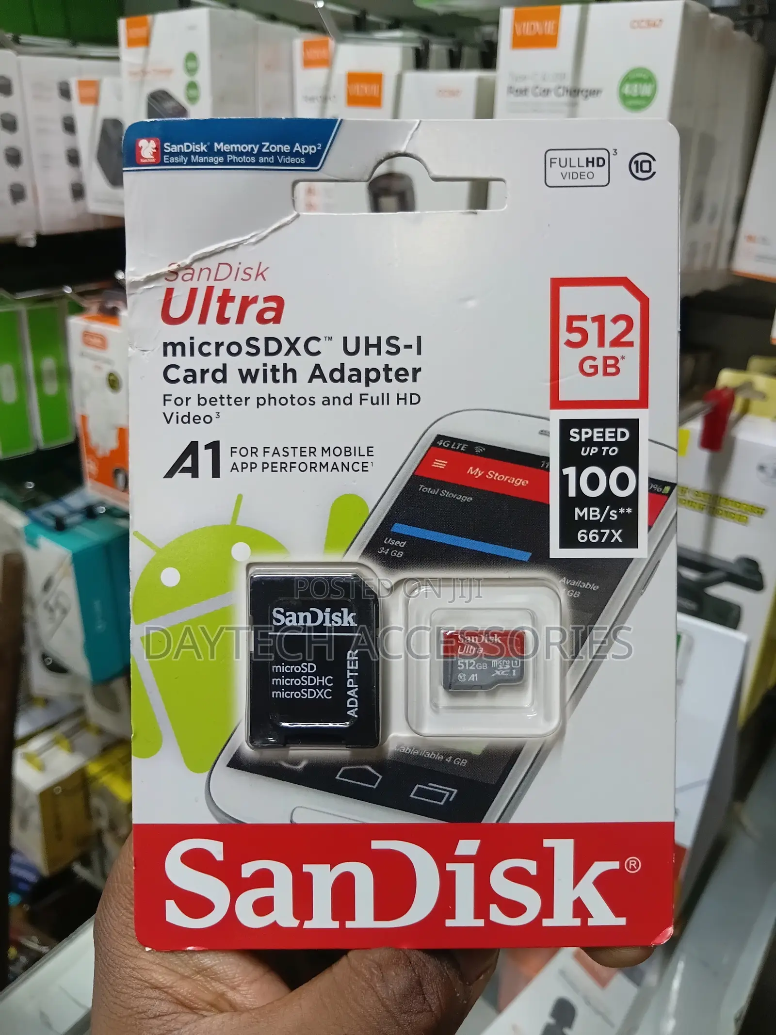 This Is a Sandisk Ultra 512gb Microsdxc Uhs-I Memory Card.