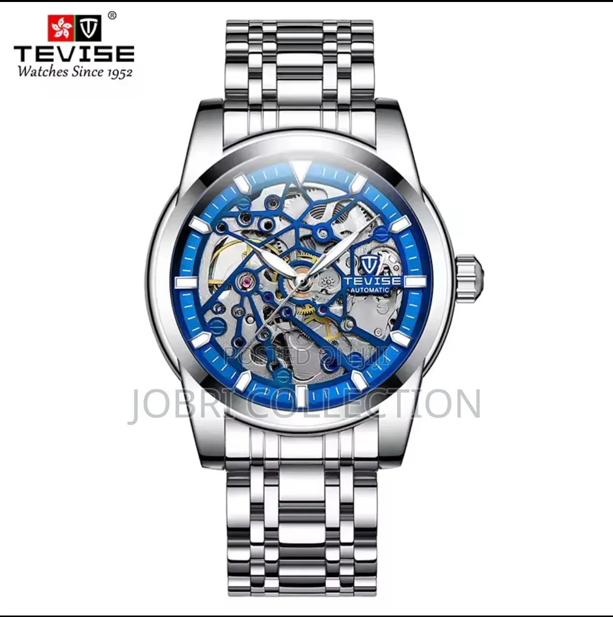 Sliver Tevis Automatic Gents Watch