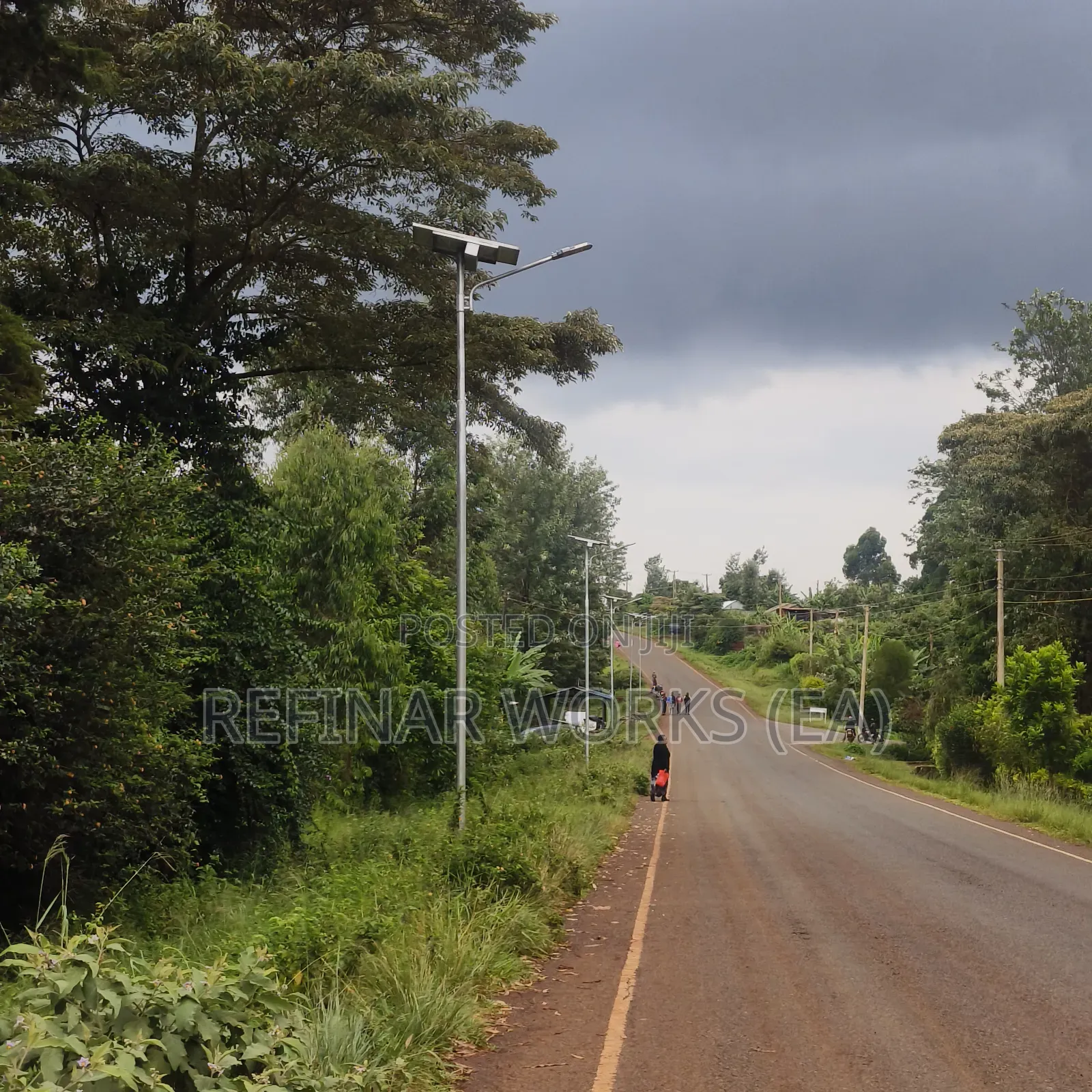 Galvanized Mild Steel Road and Street Light Poles Made on Order
