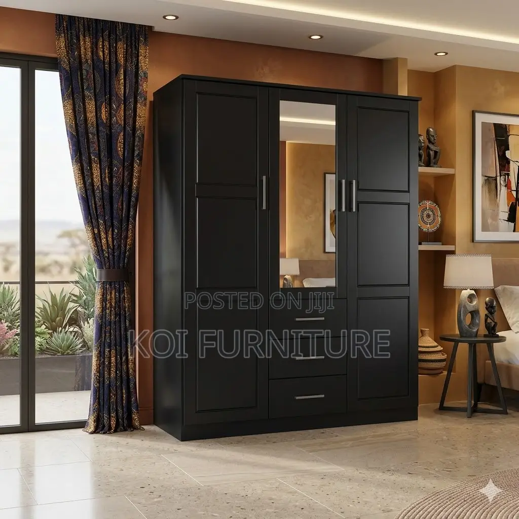 Home Wooden Bedroom Wardrobe Cabinet